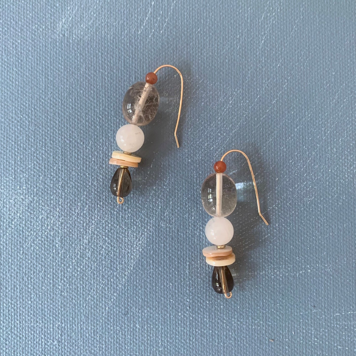 gemstone cairn earrings (Copy)