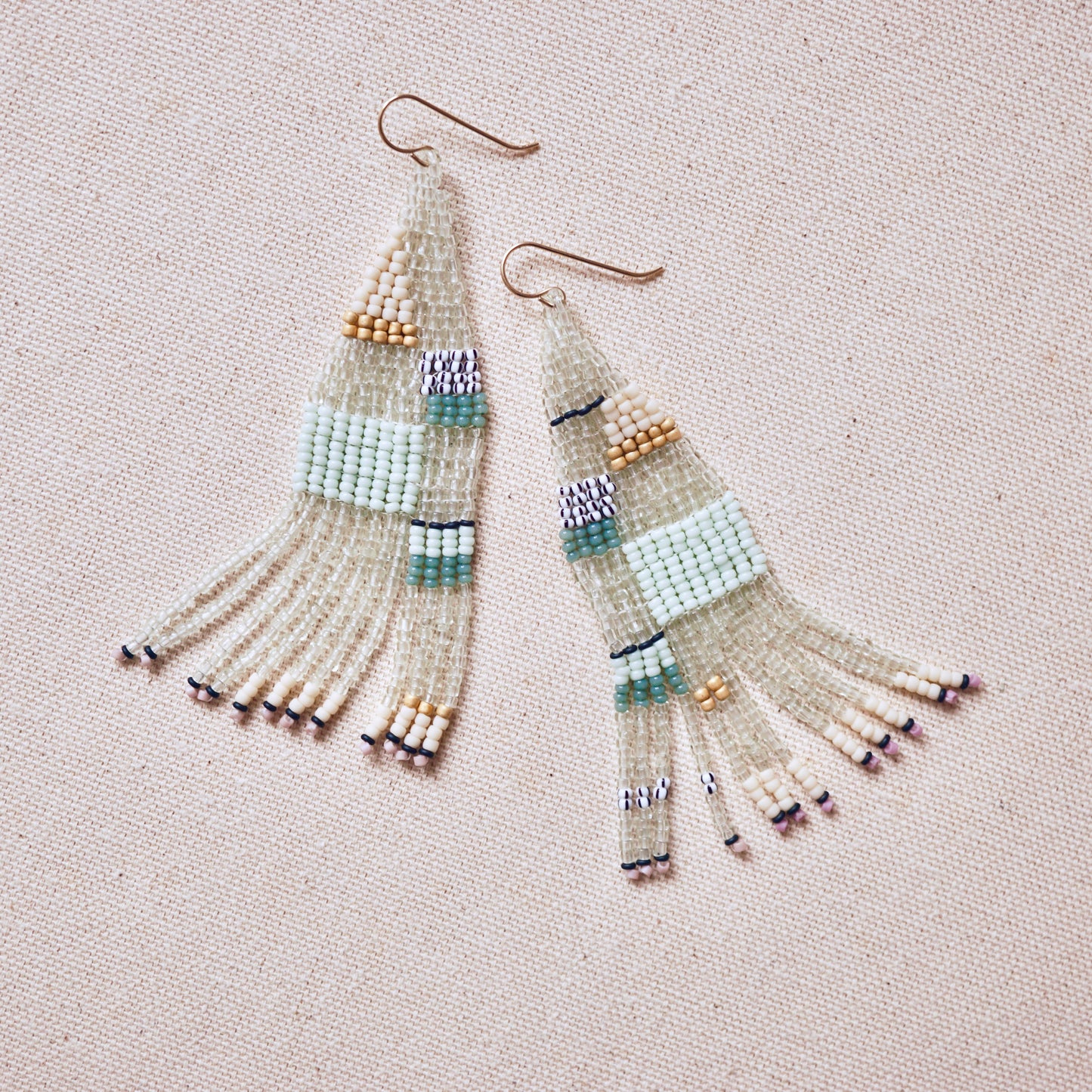 seawater freezeframe earrings