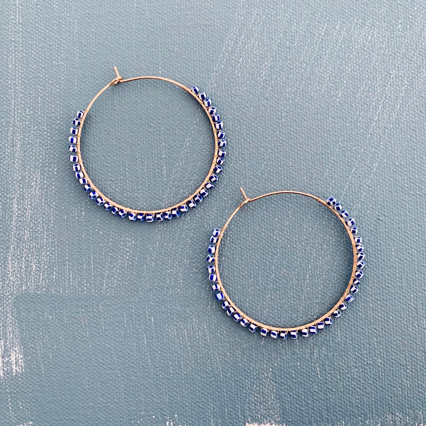 candy striped hoops